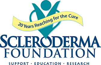 20th anniversary Scleroderma Foundation logo 72 dpi