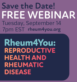 Rheumatic Disease Awareness Month Reproductive Date