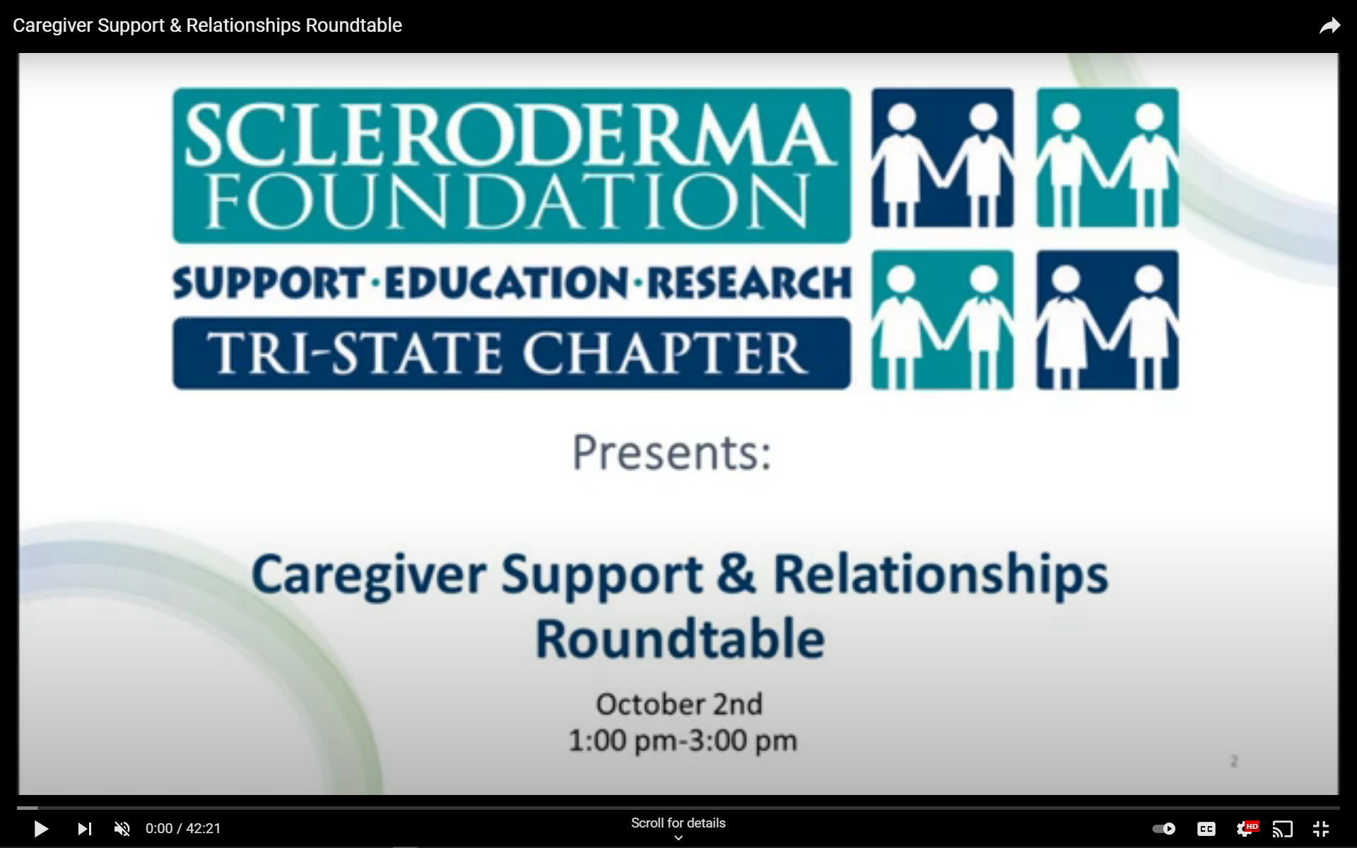 Tri-state Caregiver Support Roundtable 2021