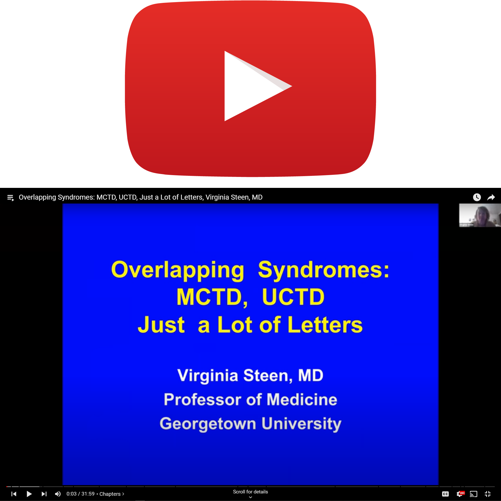 YouTube 2021 Conference Overlapping Syndromes Steen